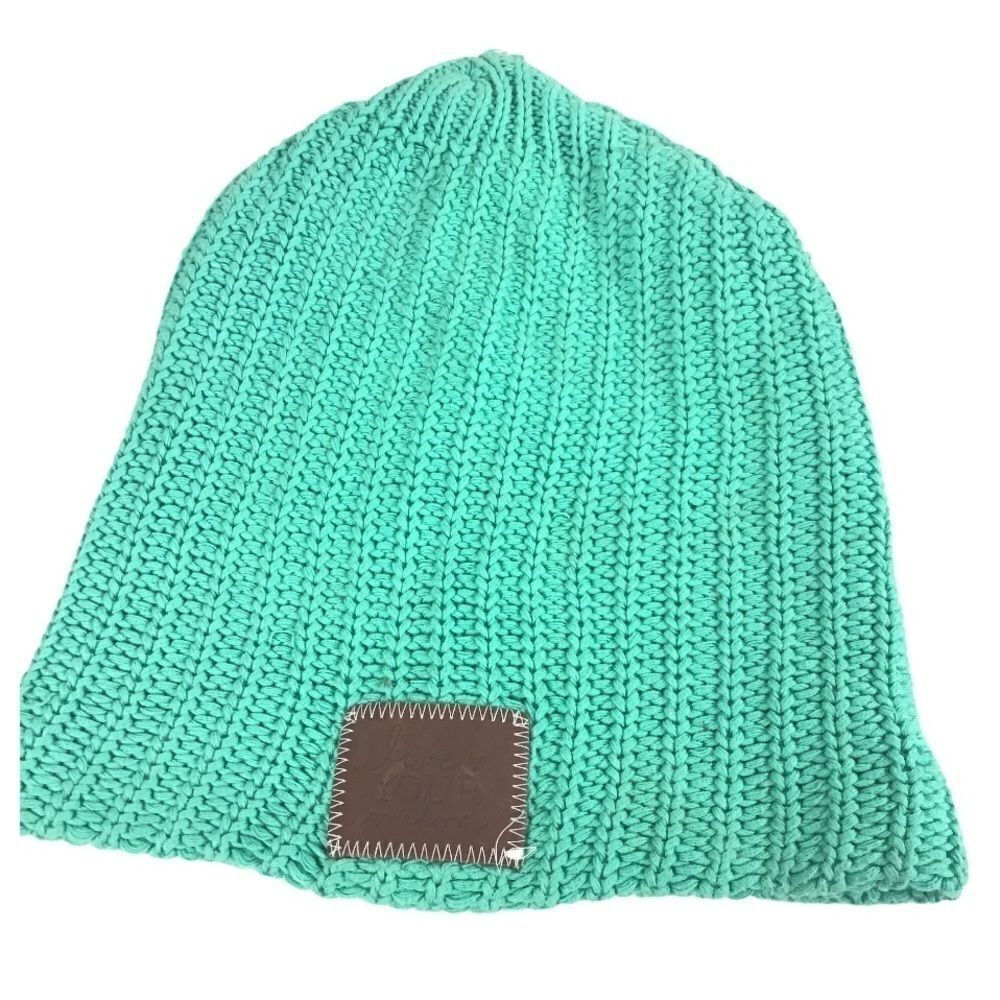 Love Your Melon Green Knit Slouchy Hat
